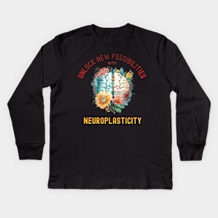 Unlock New Possibilities with Neuroplasticity Kids Long Sleeve T-Shirt